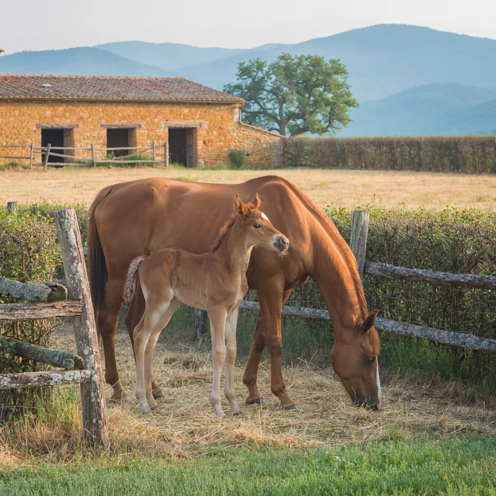 Élevage de chevaux, Le Clos du Verger, Jasseron
